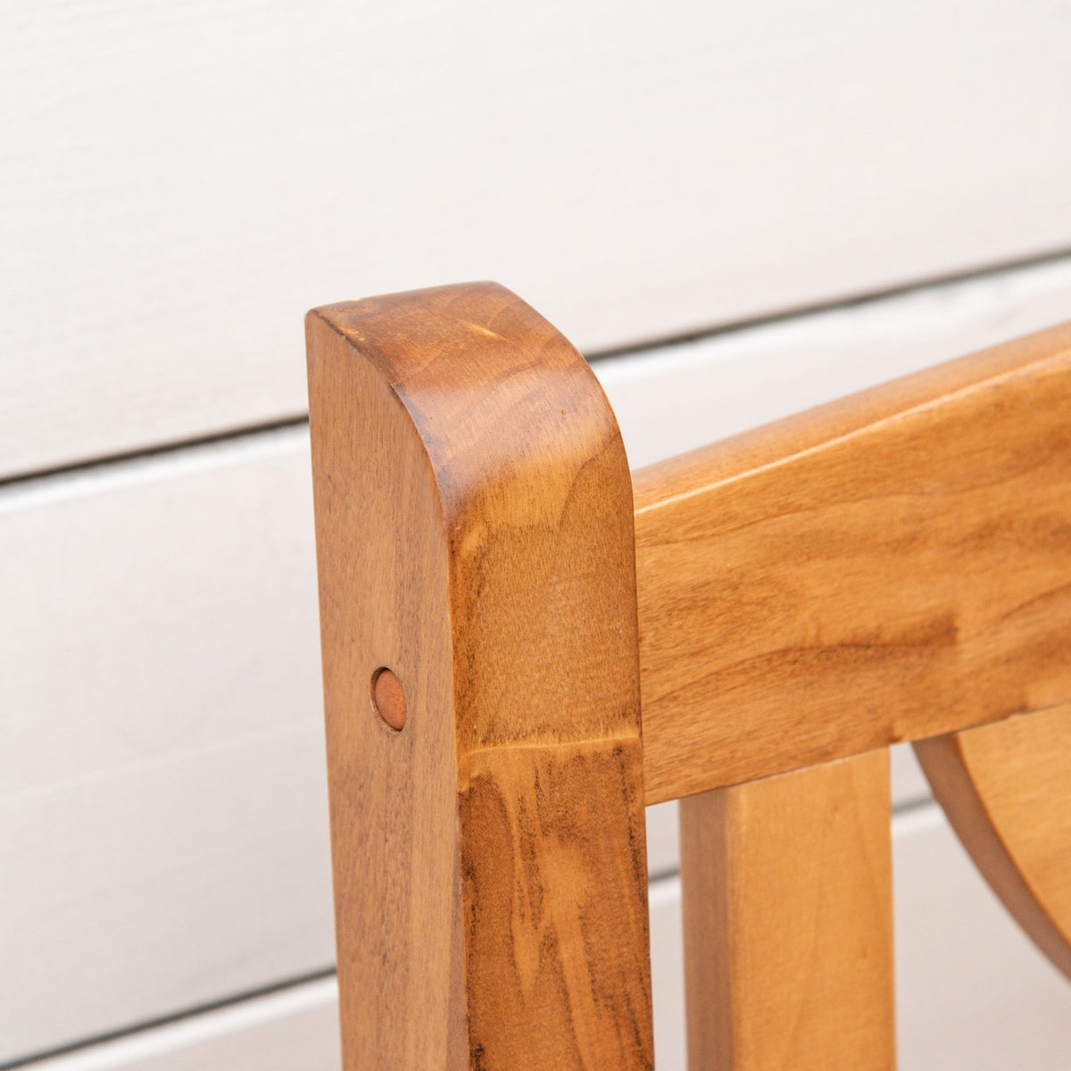 Garden Bench 2-Seater Poplar Wood Backrest Natural 250Kg Patio Garden