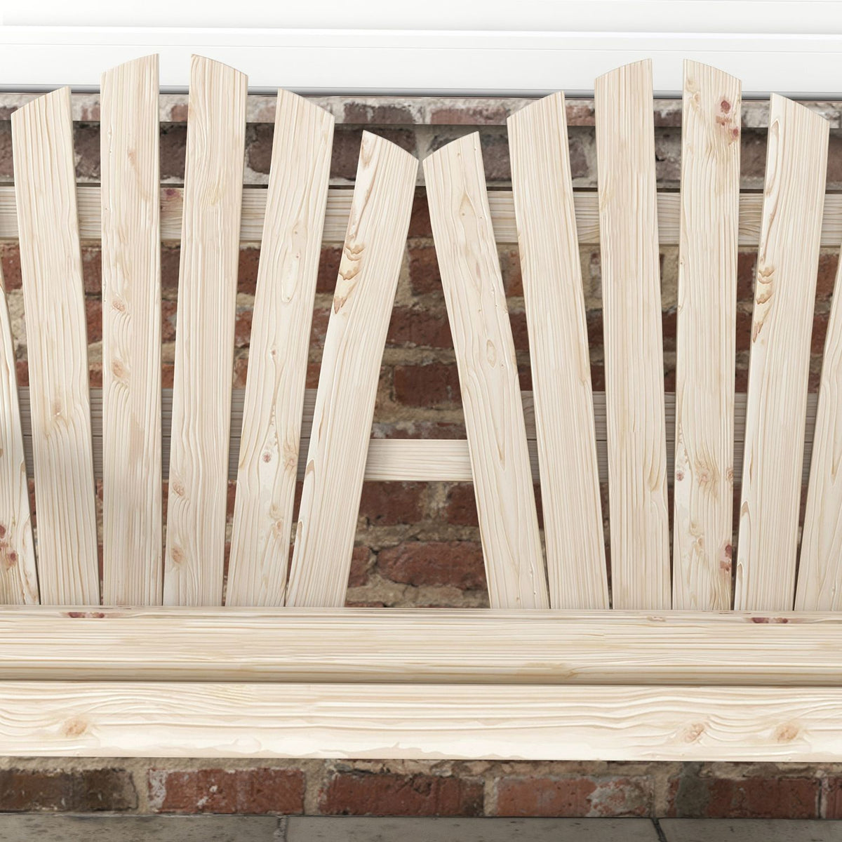 Garden Bench With Armrests, Bench, Garden Furniture, Rustic Bench, Solid Wood, Natural Wood, 108 X 66 X 95 Cm