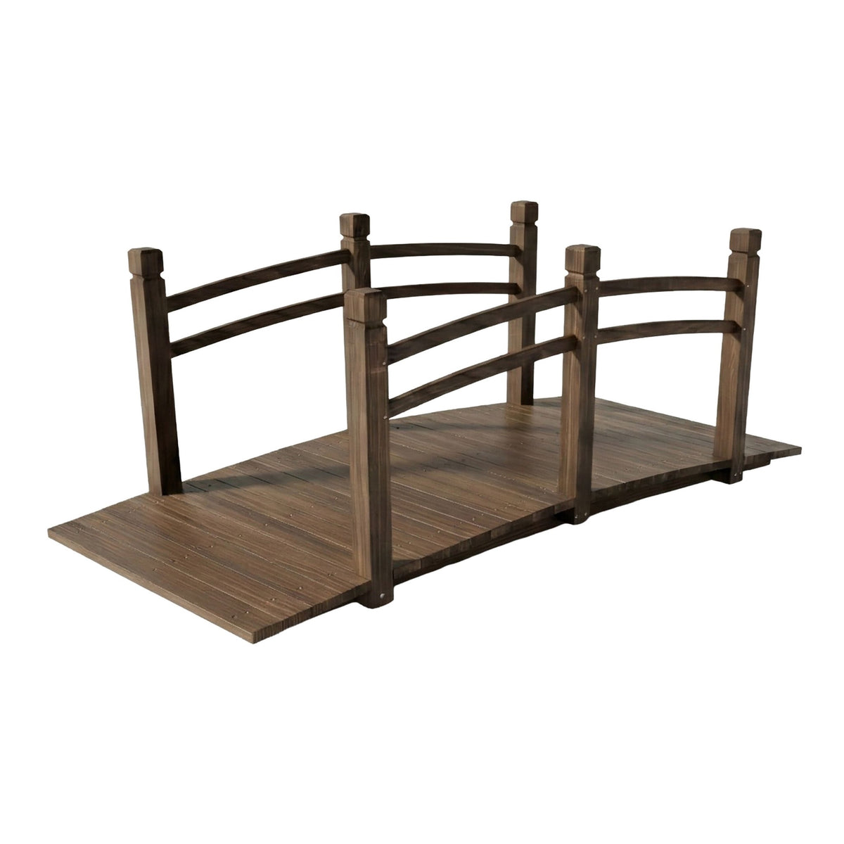 Garden Bridge, Fir Wood, 200kg Capacity