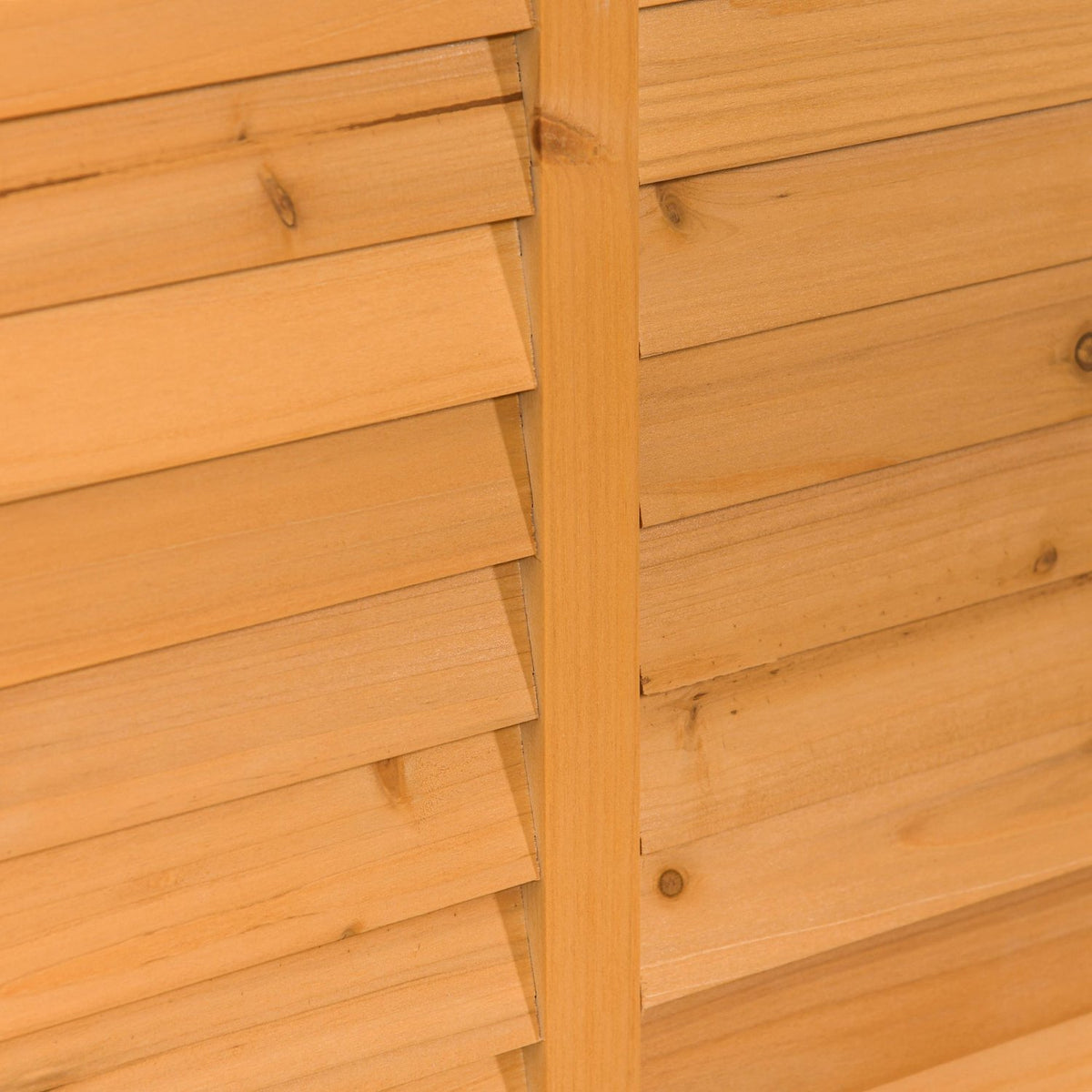 Garden Cabinet, Tool Shed, Water-Resistant Fir Wood, Durable, Large Space, 127 X 56 X 60 Cm, Yellow