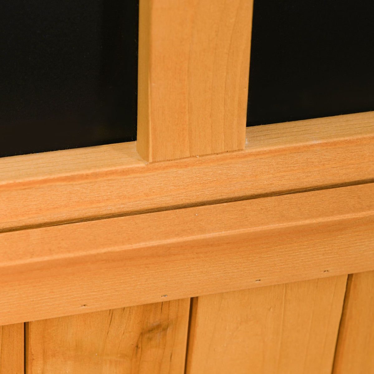 Garden Cabinet, Tool Shed, Water-Resistant Fir Wood, Durable, Large Space, 127 X 56 X 60 Cm, Yellow