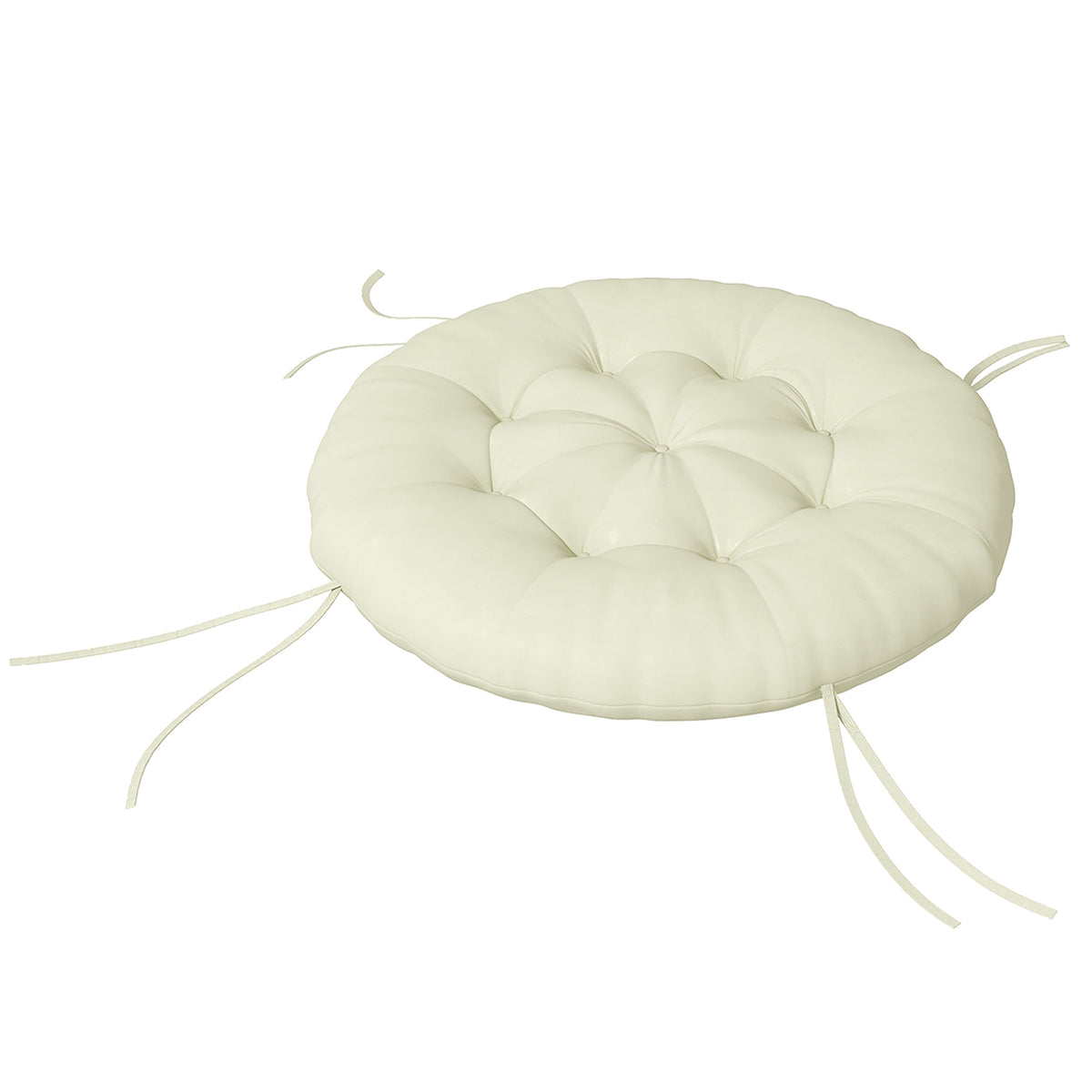 Garden Chair Cushion Seat Cushion For Moon Chair With 10 Cm Padding, Chair Cushion, Polyester, Beige
