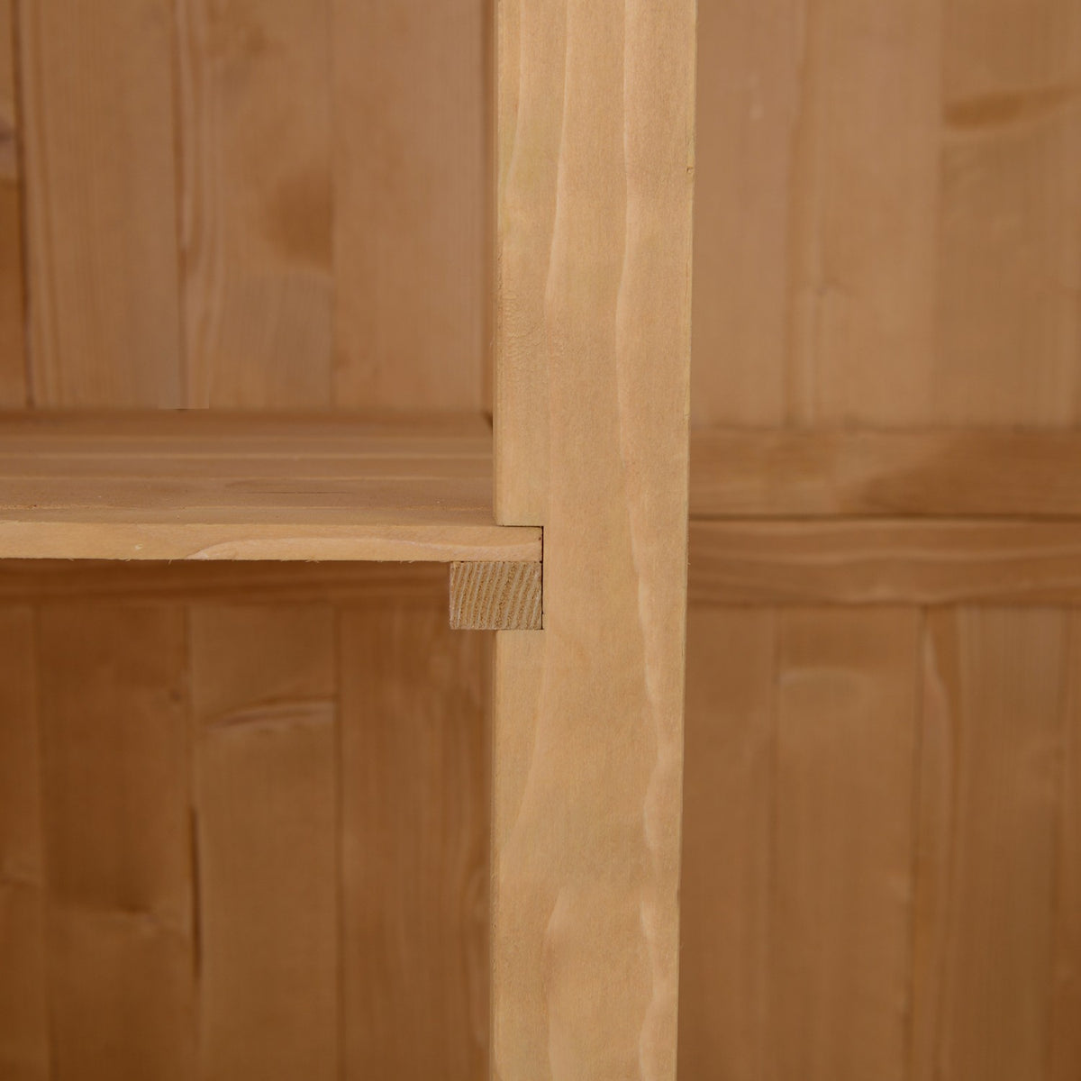 Garden Cupboard Wooden Tool Shed Tool Shed Tool Cupboard Pent Roof Garden Natural 127.5X50X164Cm