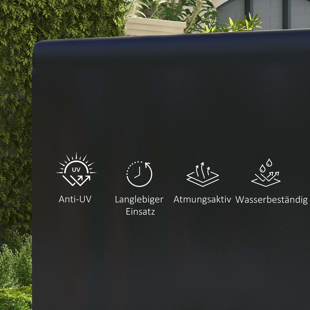 Garden Furniture Cover, PE, Waterproof, 215x155x150 cm