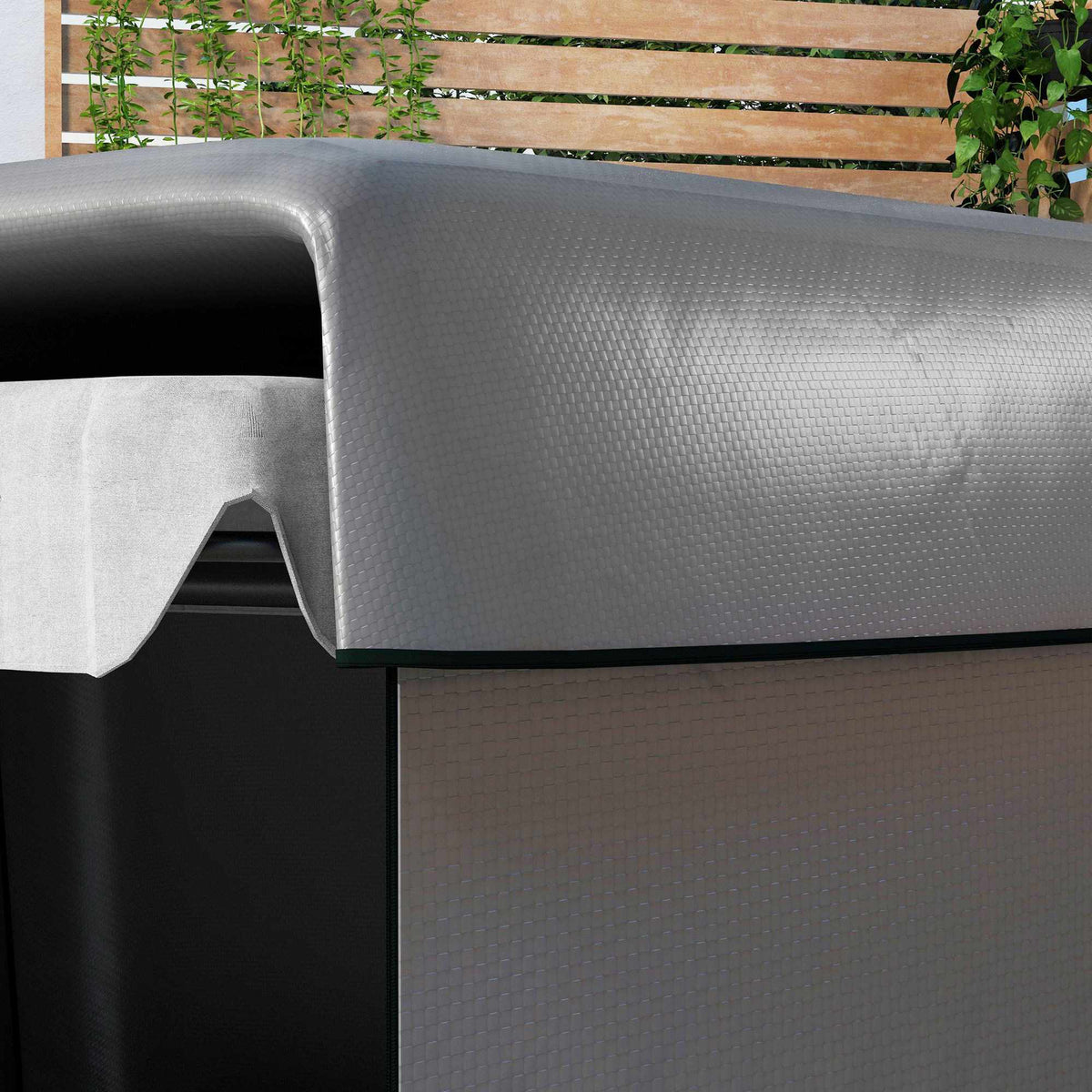 Garden Furniture Cover, Waterproof PE, 215x155x150 cm