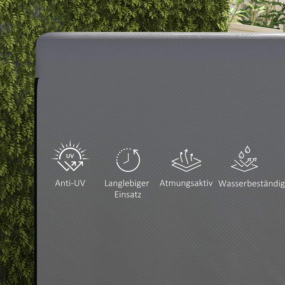 Garden Furniture Cover, Waterproof PE, 215x155x150 cm