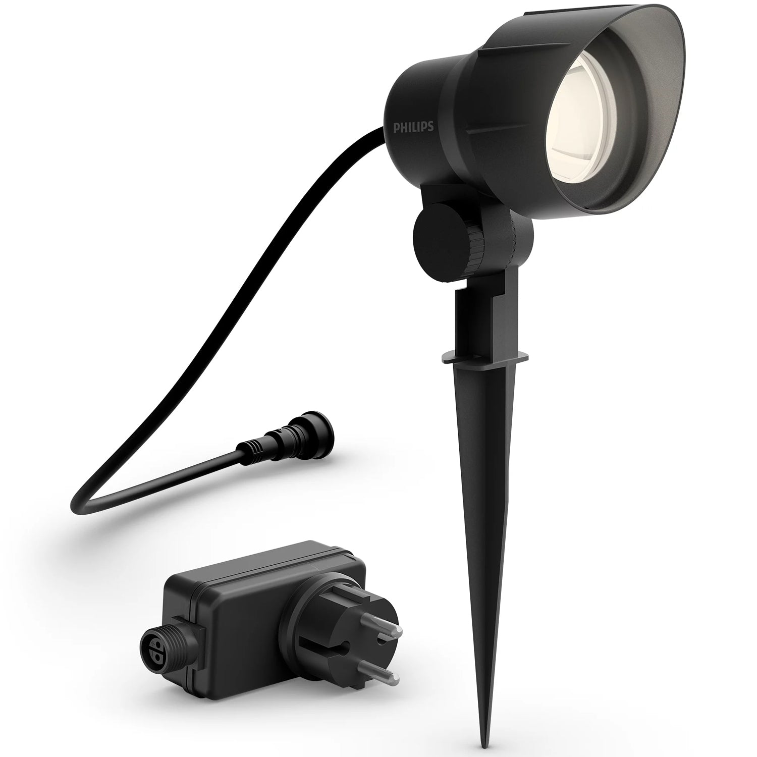 GardenLink Starter kit Spotlight Warm white 600 lm 1-pack Black