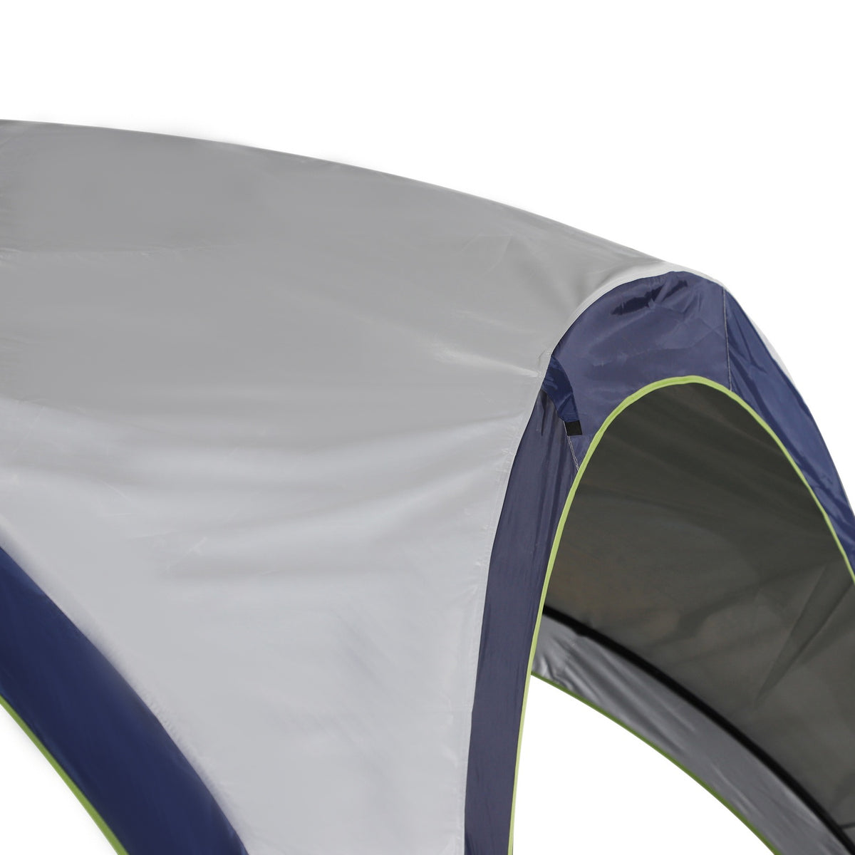 Garden Pavilion Garden Tent Marquee Party Tent Sun Protection Weatherproof Metal Pole + Polyester Cream White + Blue 4 X 4 X 2.5 M
