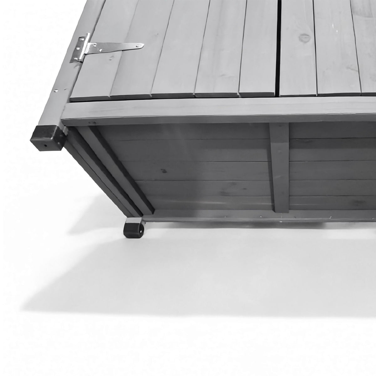 Garden Potting Table with Cabinet and Galvanized Top