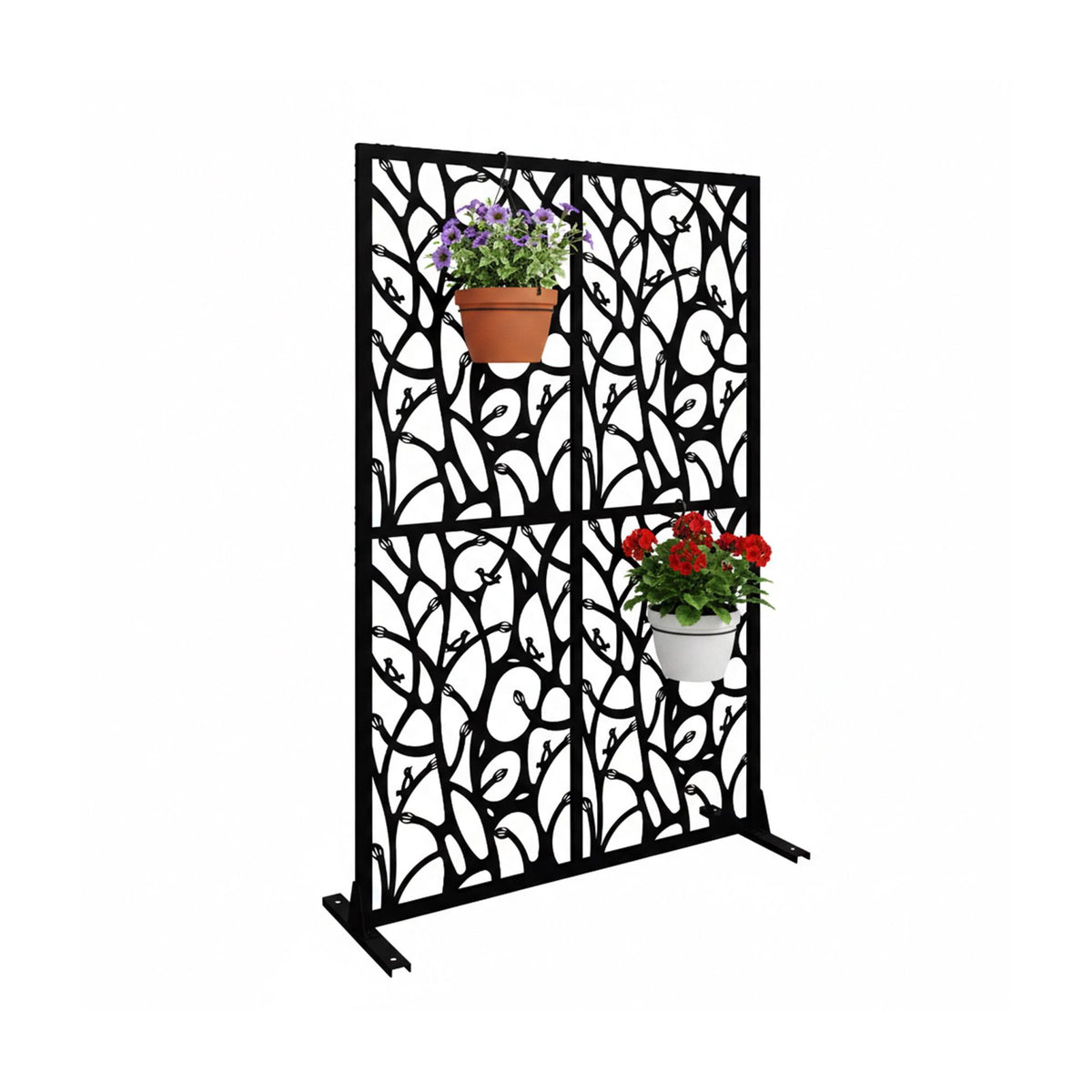 Garden Privacy Screen – Metal Vine Design, Outdoor Use