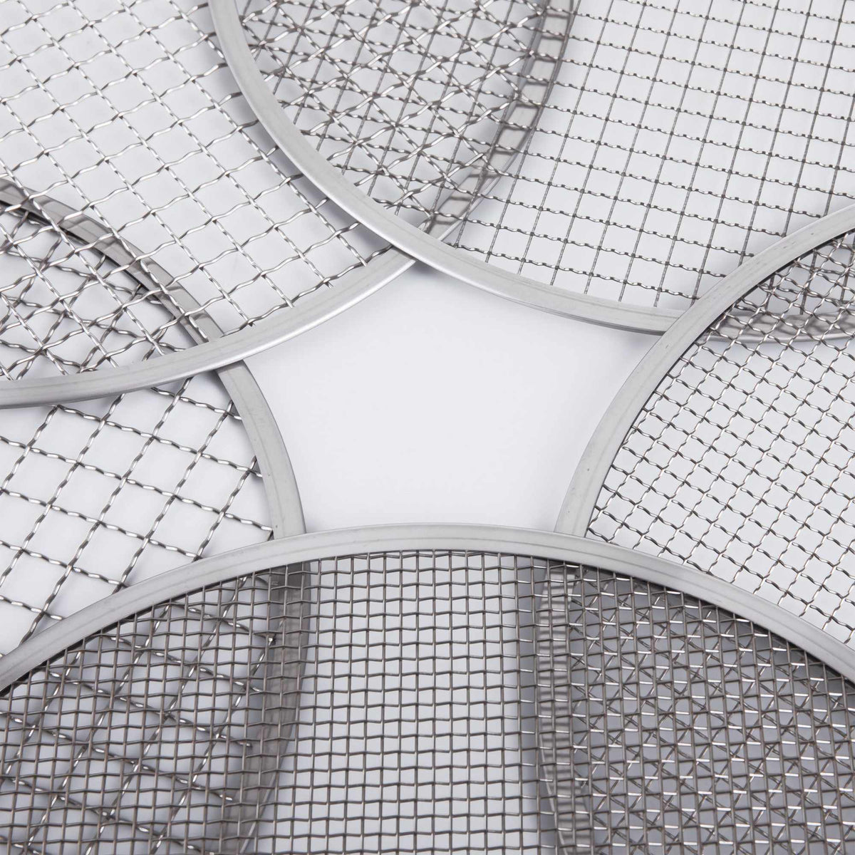 Garden Sieve 5-in-1 Set, Stainless Steel, Ø 30 cm