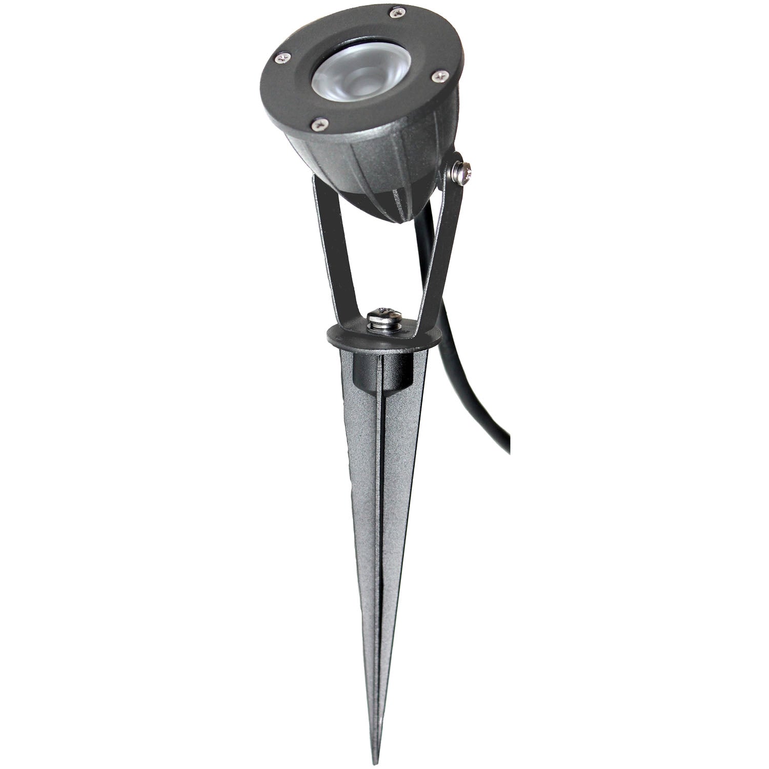 Garden Spotlight, 12V 5W LED, 300 lm, Gray
