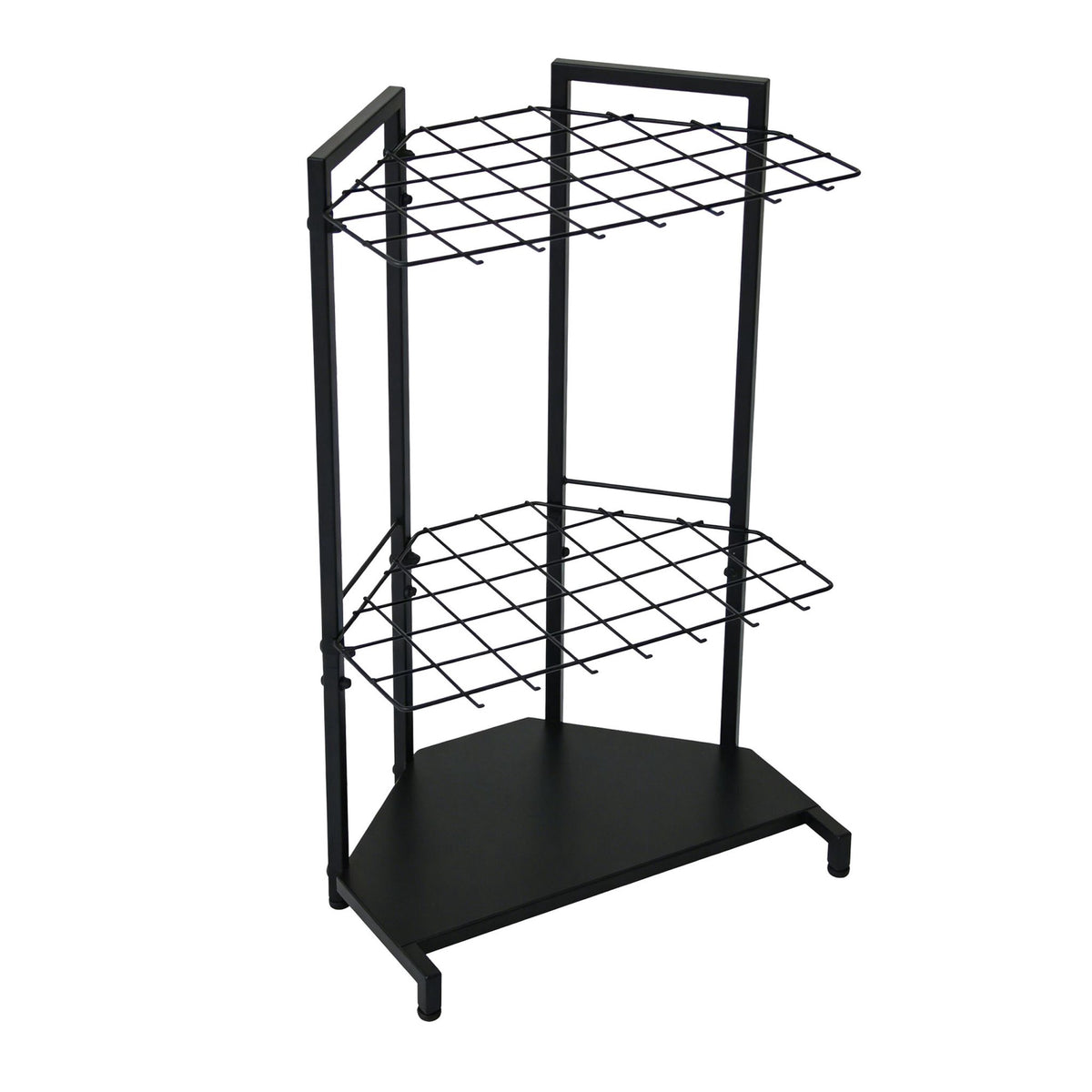 Garden Tool Rack, Steel, Holds 34 Tools, Black