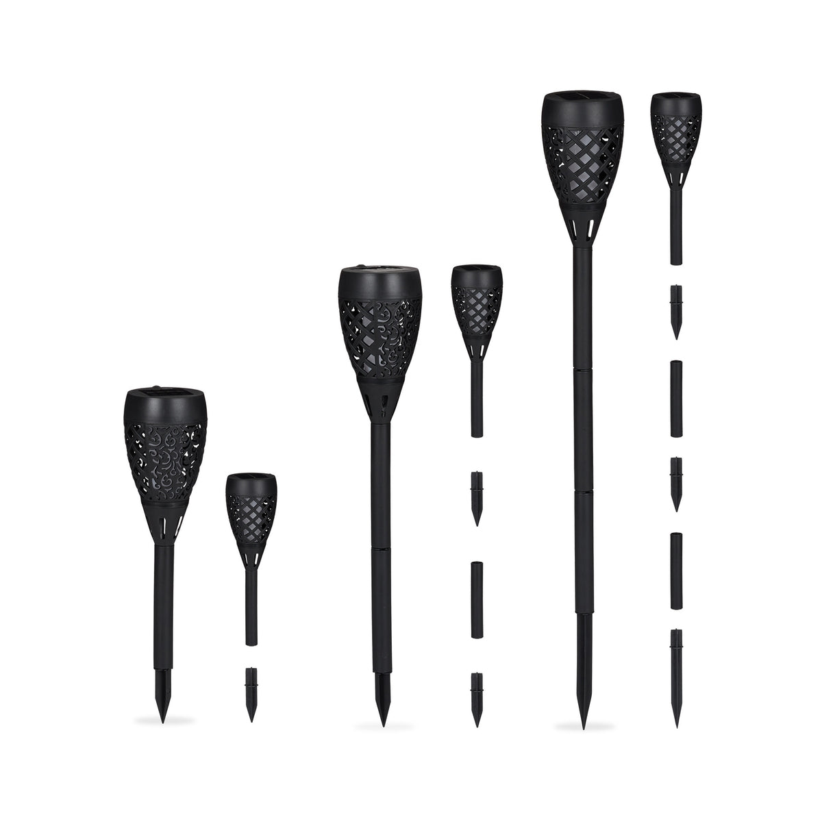 Garden Torch Solar Set of 2