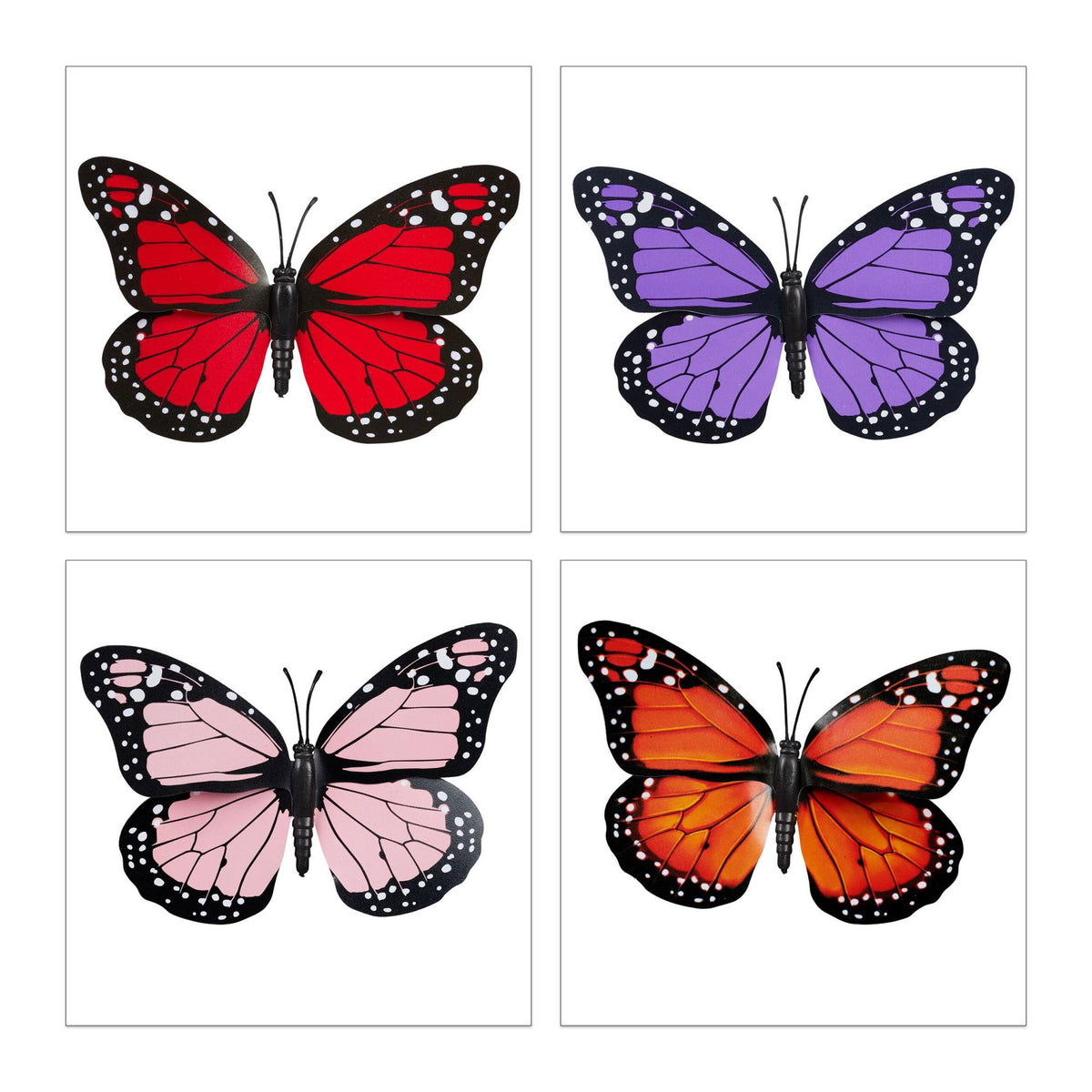 Garden decoration butterfly set of 72
