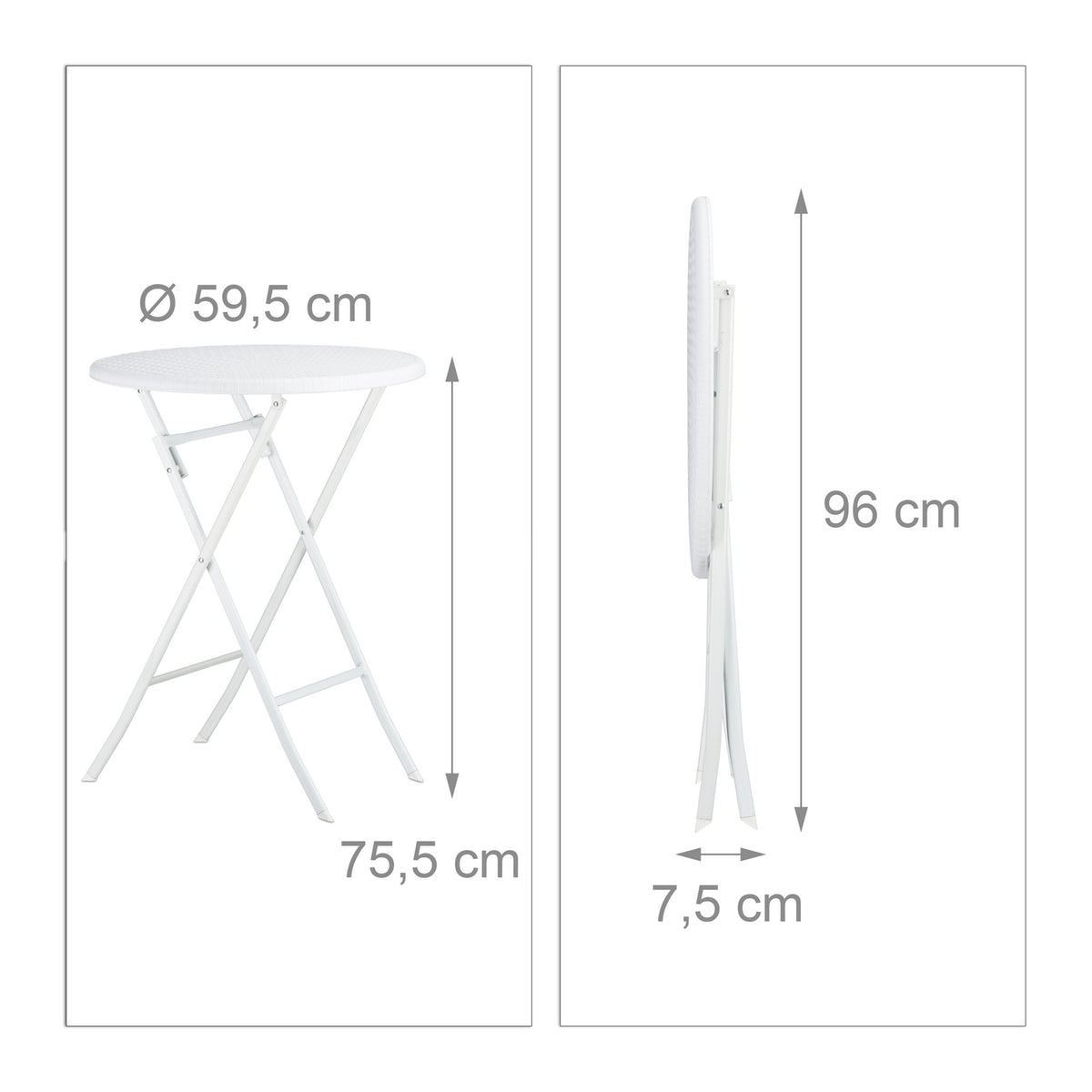 Garden furniture set BASTIAN in 3 parts