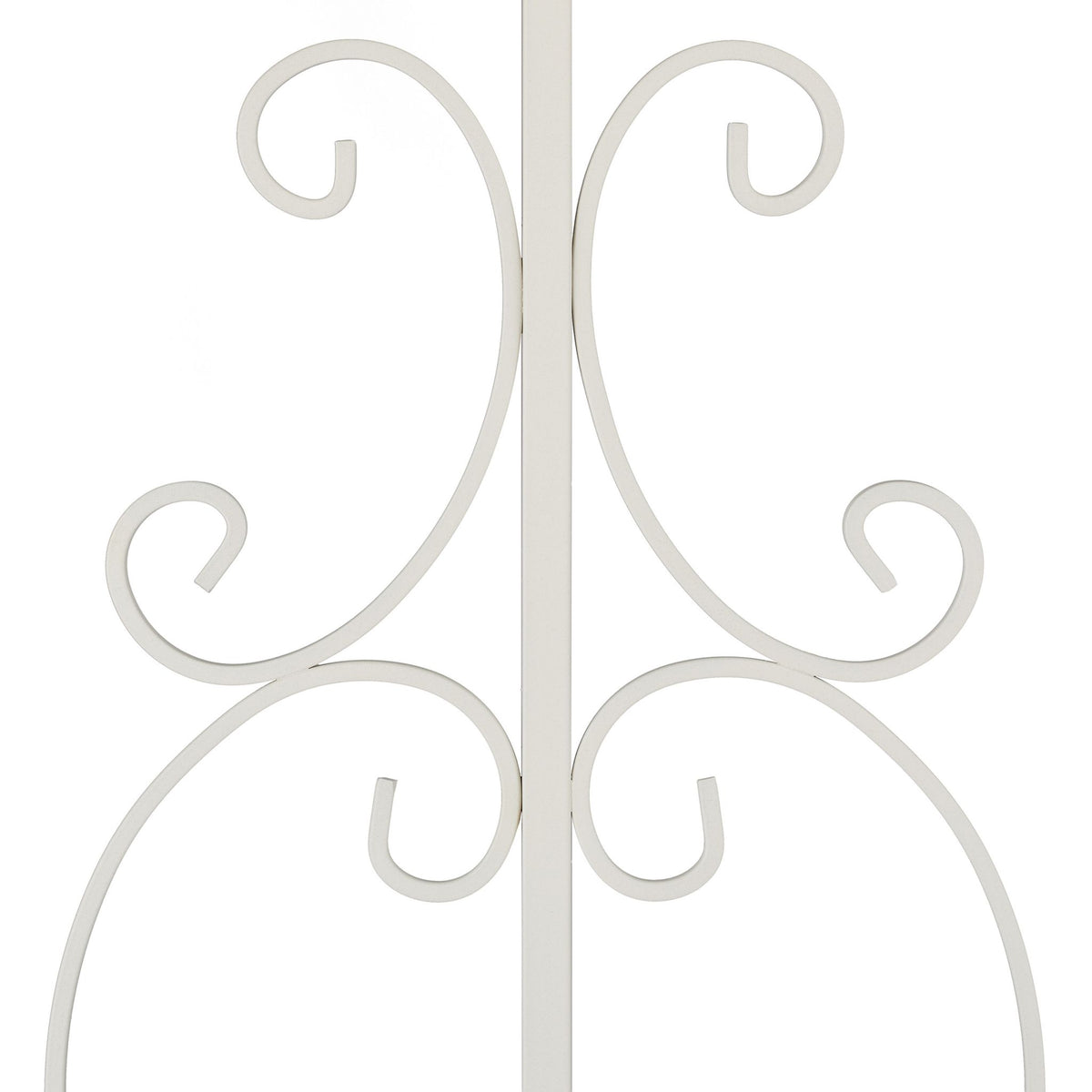 Garden gate in white, 3 parts