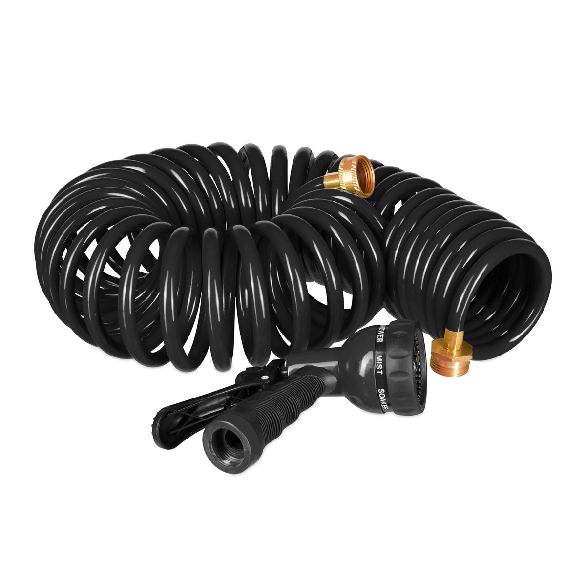 Garden hose with spray gun 10 m