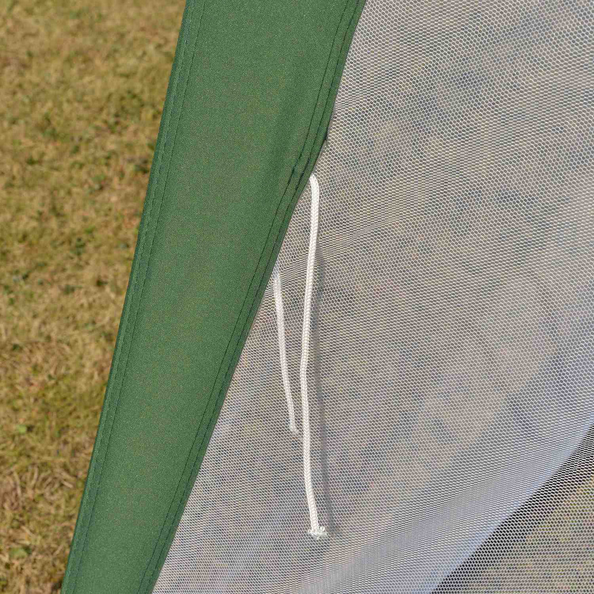 Garden pavilion pavilion marquee party tent weatherproof tent with mosquito net metal + polyester green 3 x 3 m