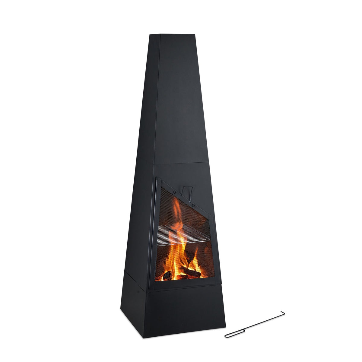 Garden stove with grill function
