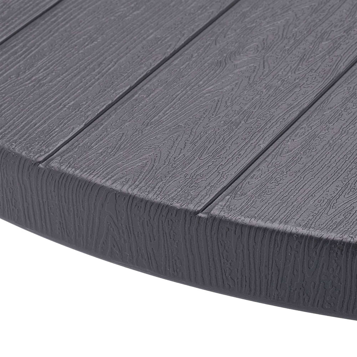 Garden table in grey wood look