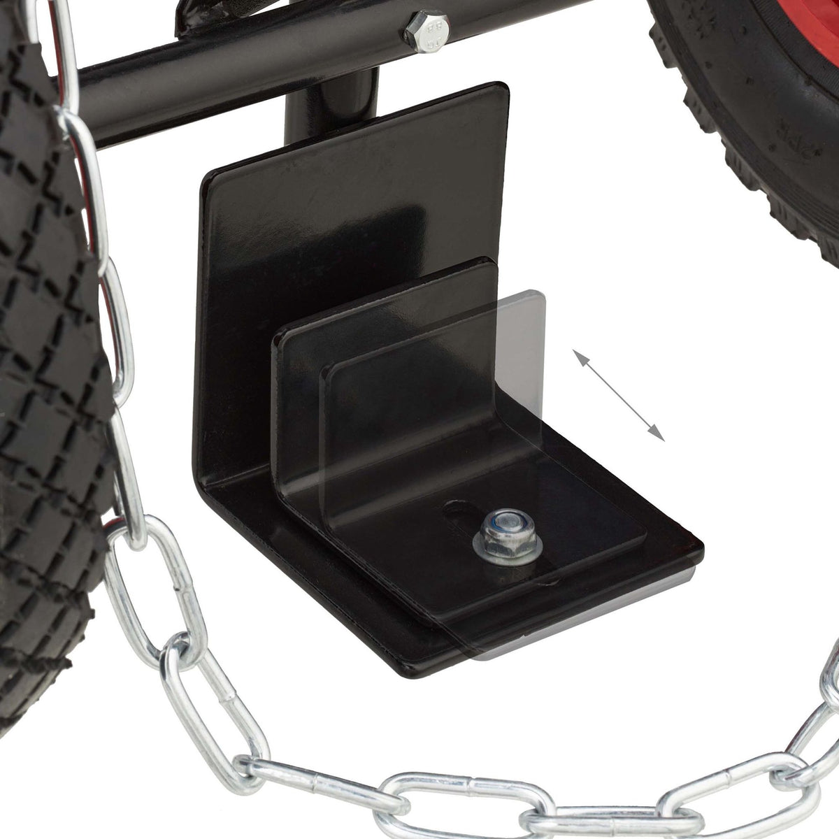 Gas Cylinder Trolley with Handle and Safety Chain
