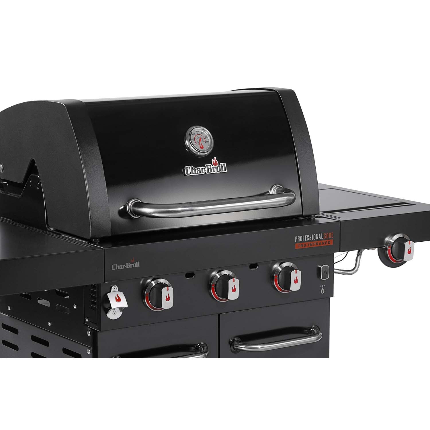 Gas Grill with TRU-Infrared, 3 Burners, Cast Iron Grates