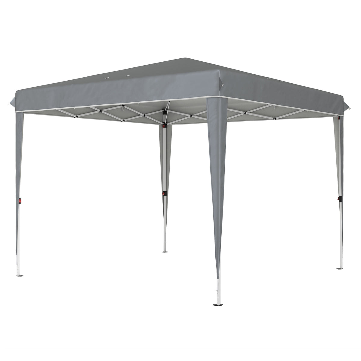 Gazebo 3x3m, water-repellent, stable, winter-proof pop-up folding gazebo, UV protection 50+, foldable party tent, garden tent with bag, garden gazebo for camping, garden, light gray