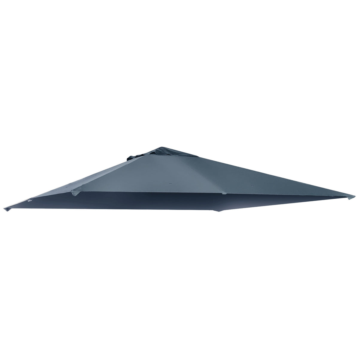 Gazebo Roof 3X3M Replacement Roof For Gazebo, Pavilion Cover, Sun Protection, Polyester, Dark Grey