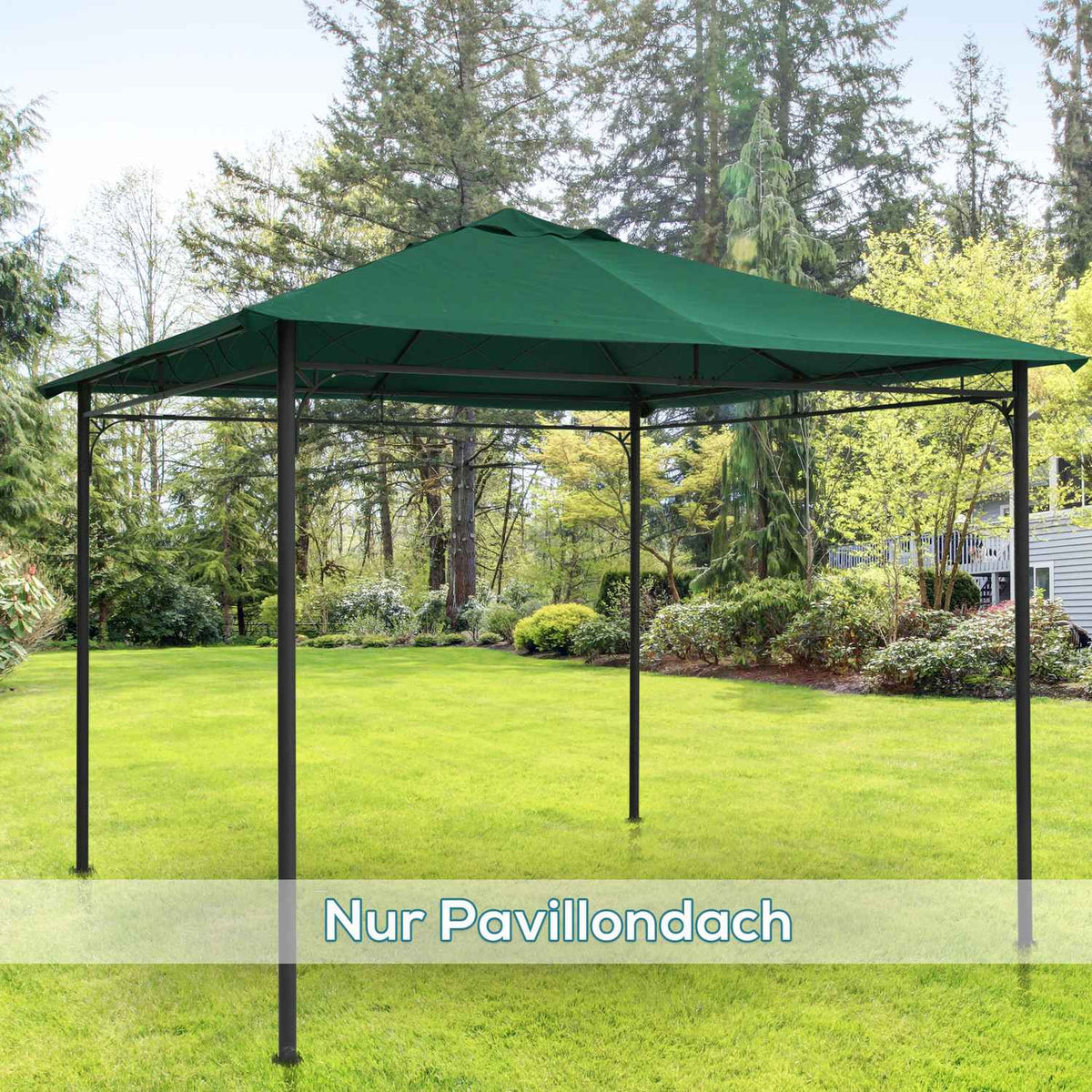 Gazebo Roof Replacement Roof For Gazebo Gazebo Cover Sun Shade Polyester Green 2.98 X 2.95 M