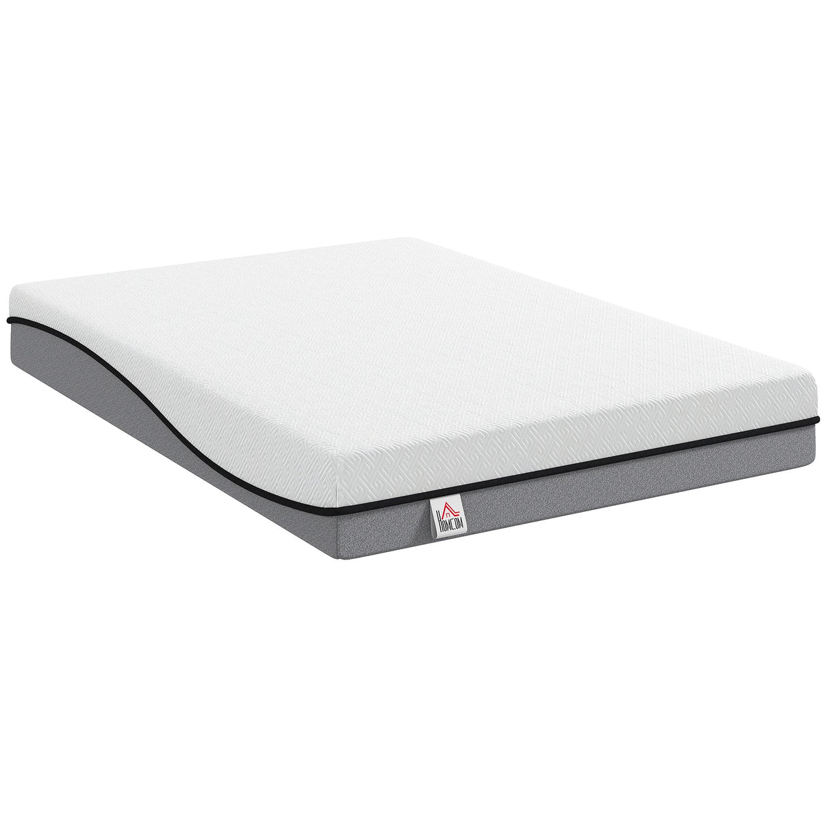 Gel Memory Foam Mattress 140x200cm, Medium Firm, Breathable