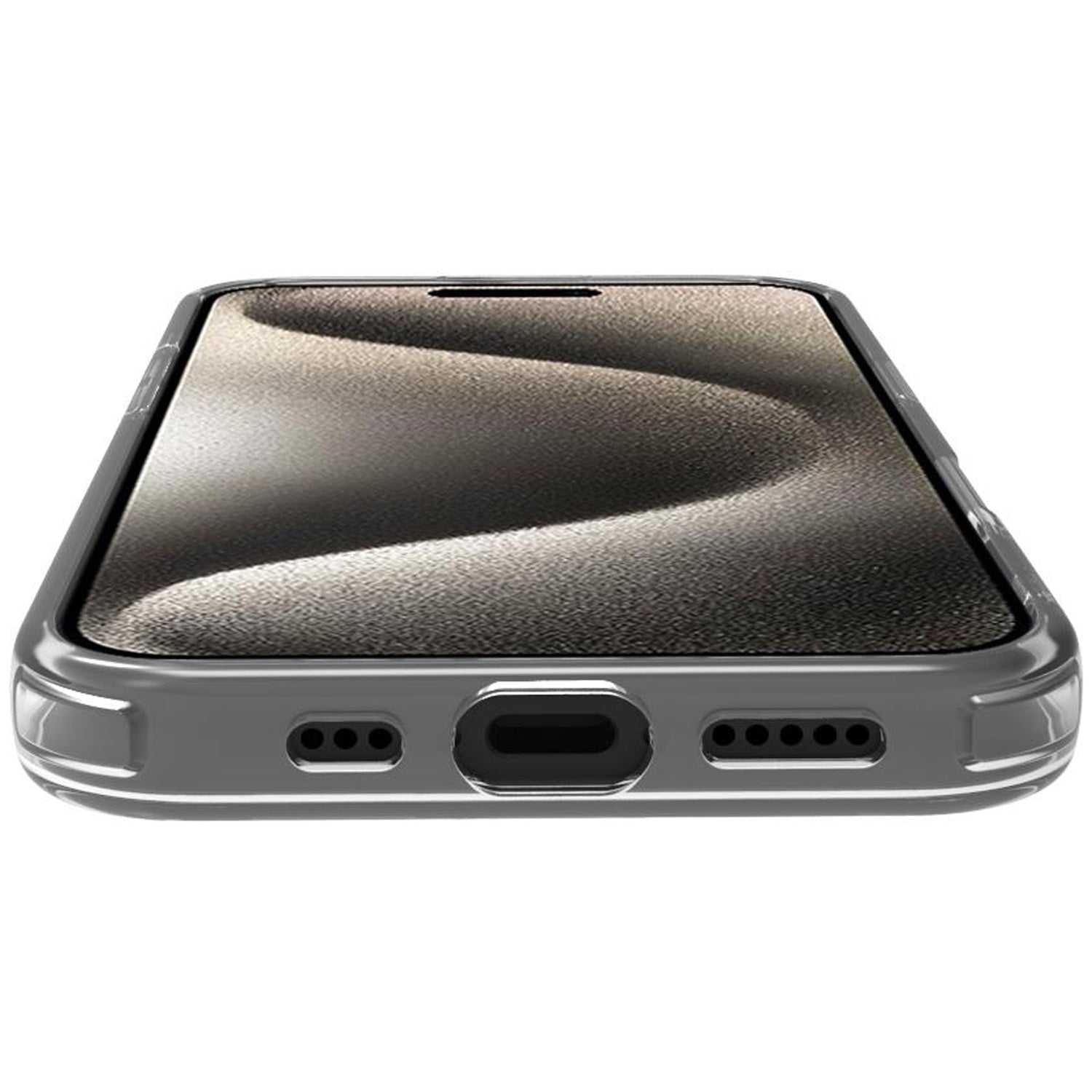 Gelskin mag Magnetic Cover MagSafe iPhone 16 Pro Transparent + Pink