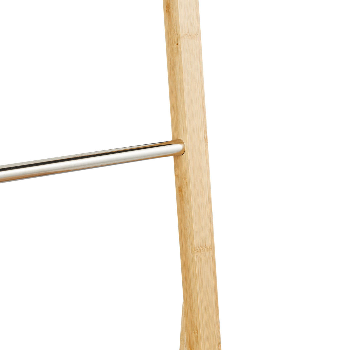 Gentleman's butler's chair bamboo & stainless steel