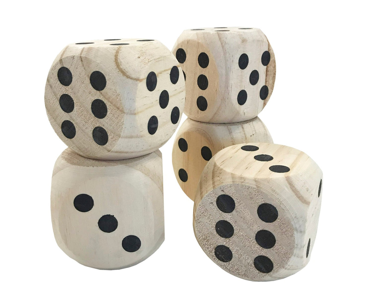 Giant Yatzy Wooden 6 Pcs