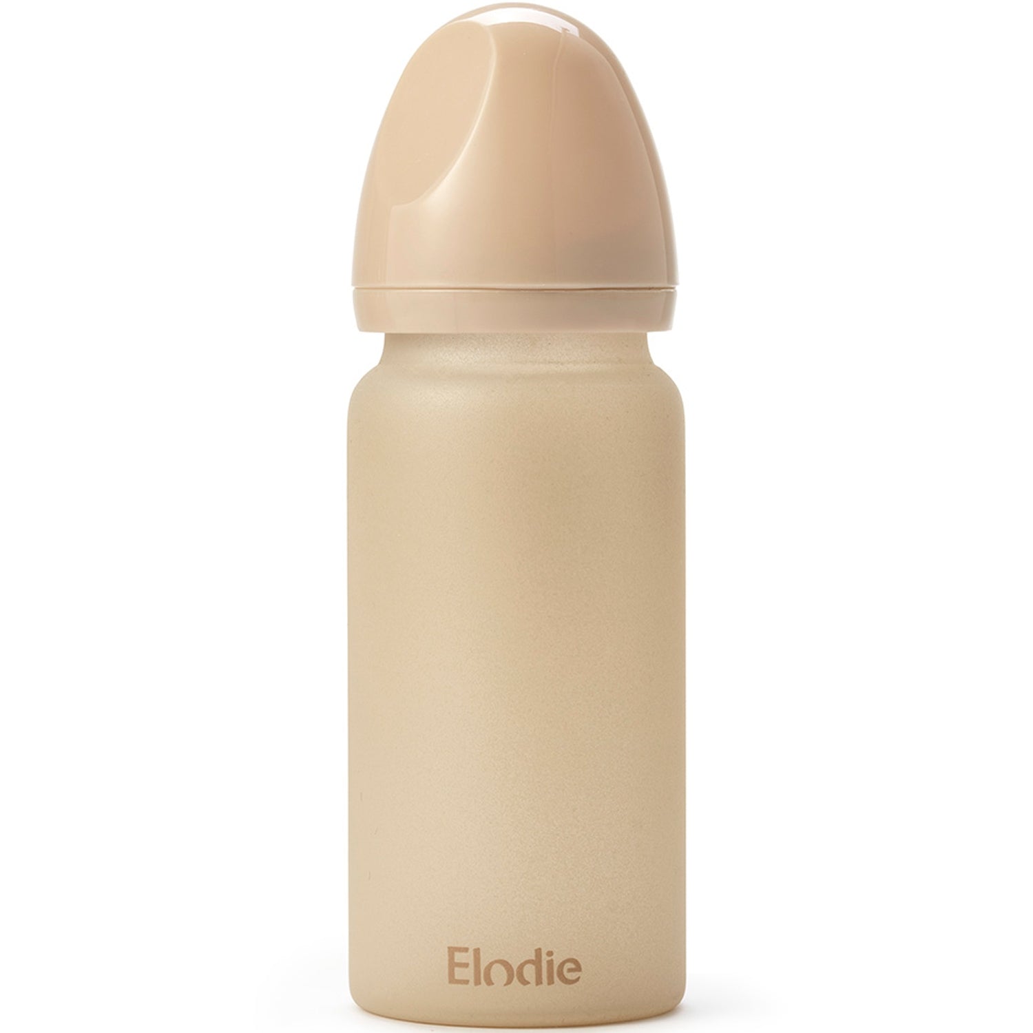 Glass Feeding Bottle, Khaki, BPA-Free