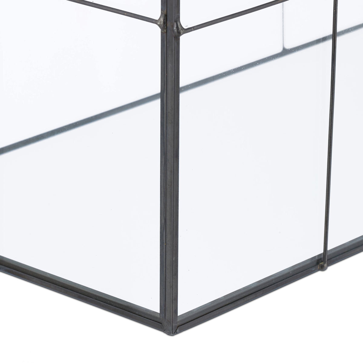 Glass House-Shaped Terrarium for Indoor Plants