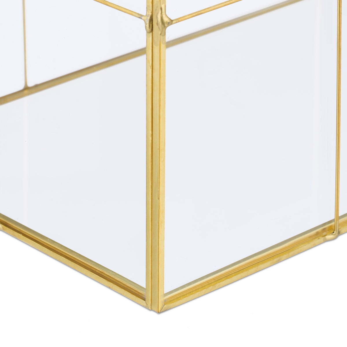 Glass House-Shaped Terrarium for Indoor Plants