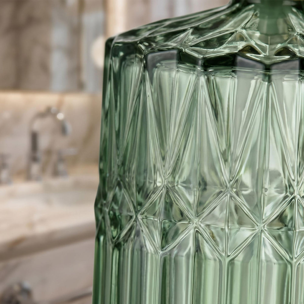 Glass Soap Dispensers, Set of 2, 400 ml, Refillable