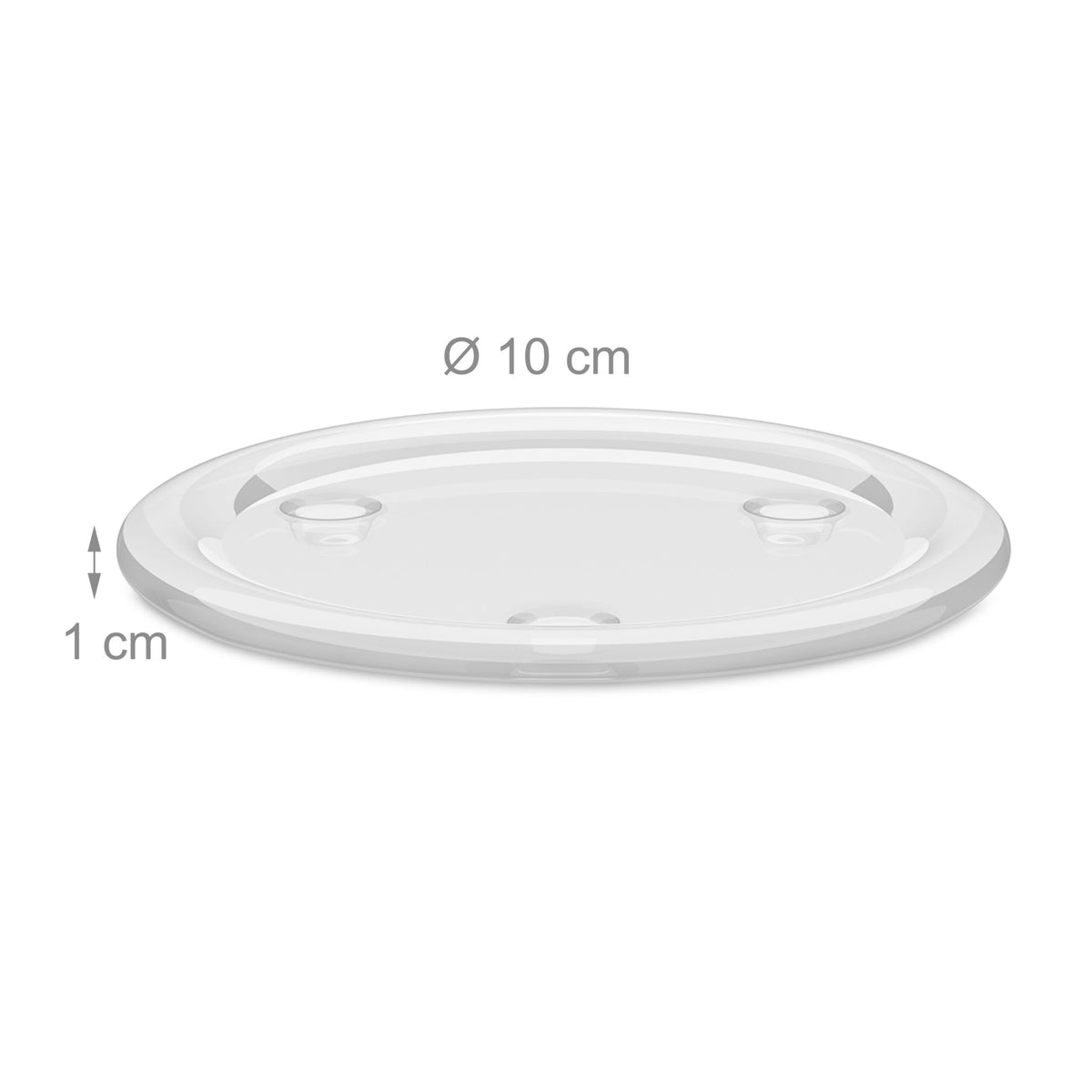 Glass candlesticks, 12 pcs