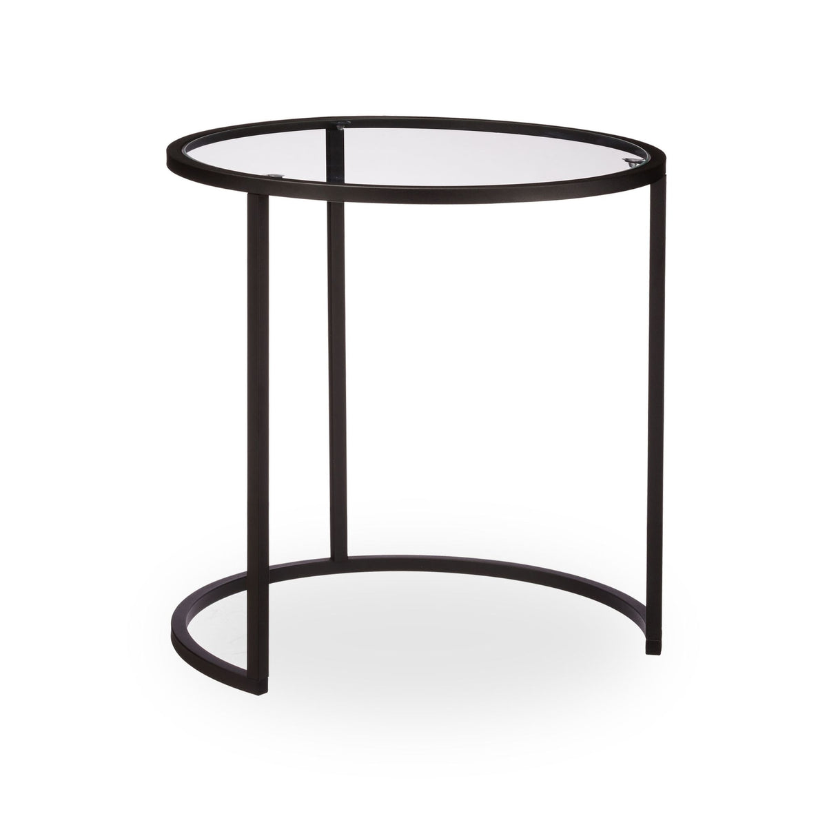 Glass coffee table set of 2