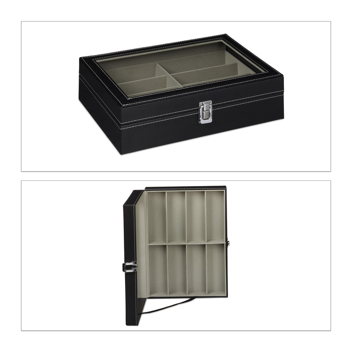 Glasses storage for 8 pairs