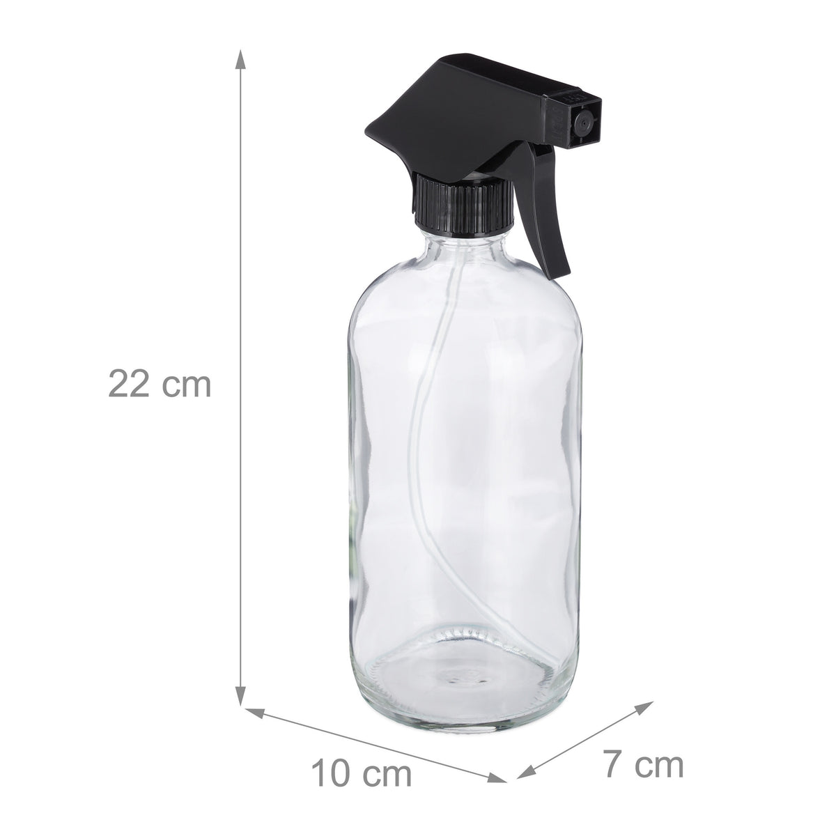 Glass spray bottle, set of 2