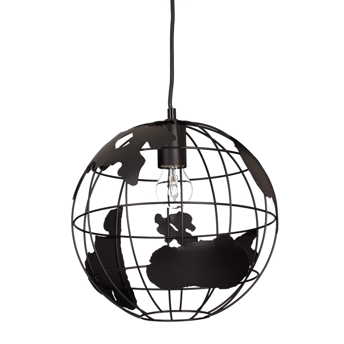 Globe pendant lamp