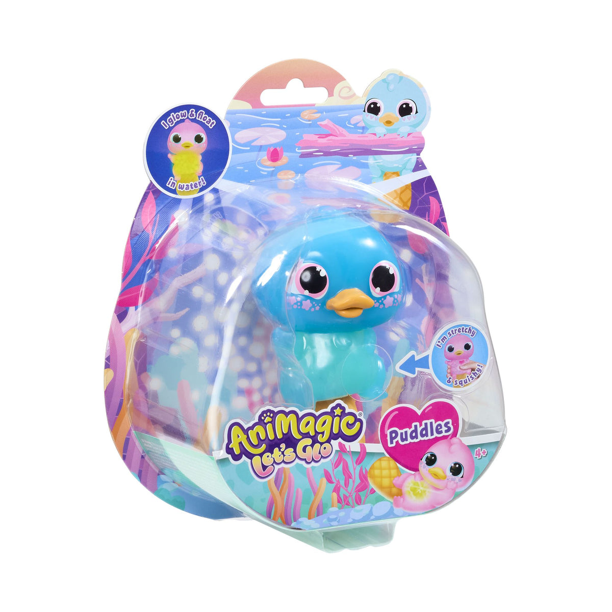 Glow-in-the-Dark Stretchy Platypus Toy, Ages 4+