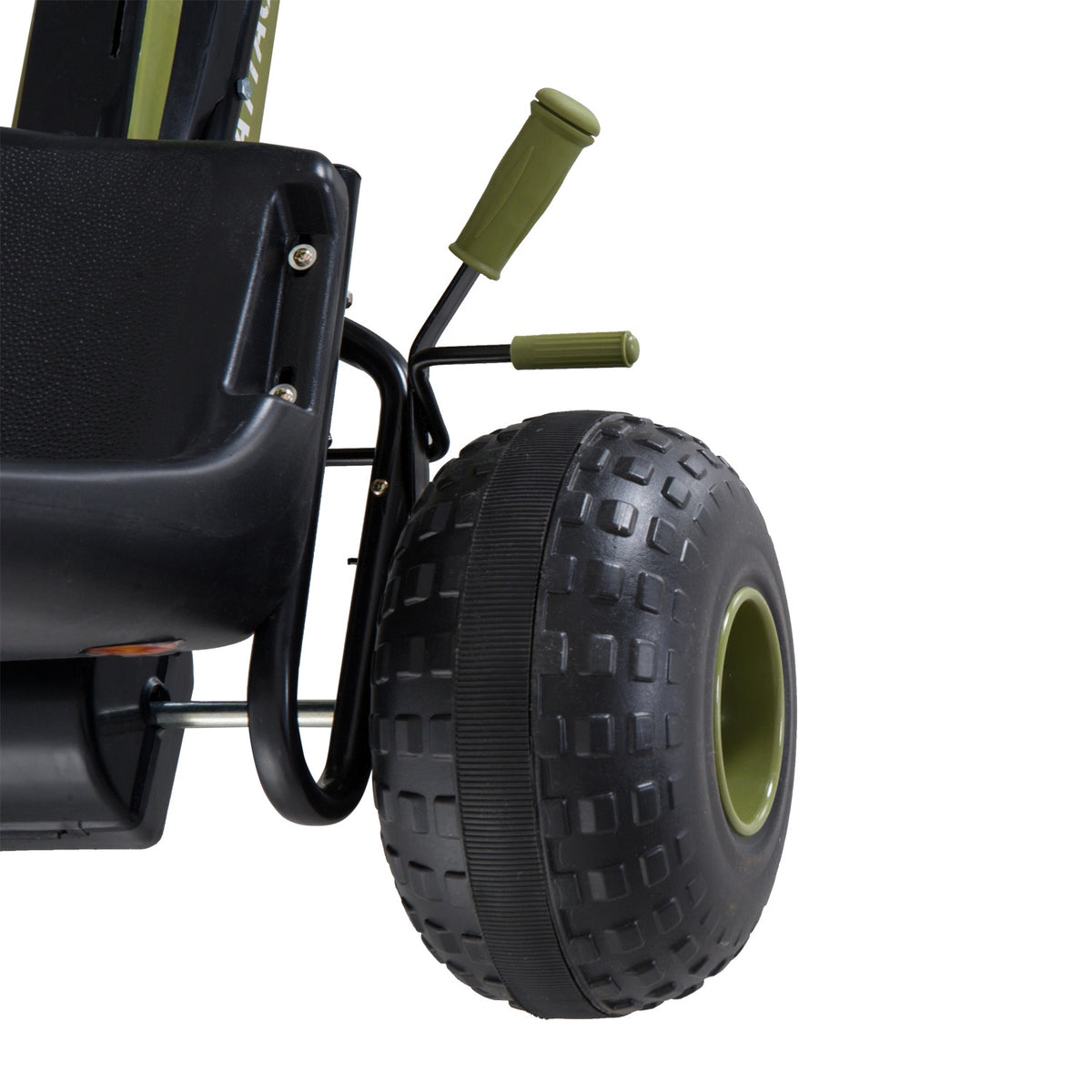 Go kart children's Kettcar pedal car with handbrake from 3 years, green design 99x65x56cm for outdoor fun