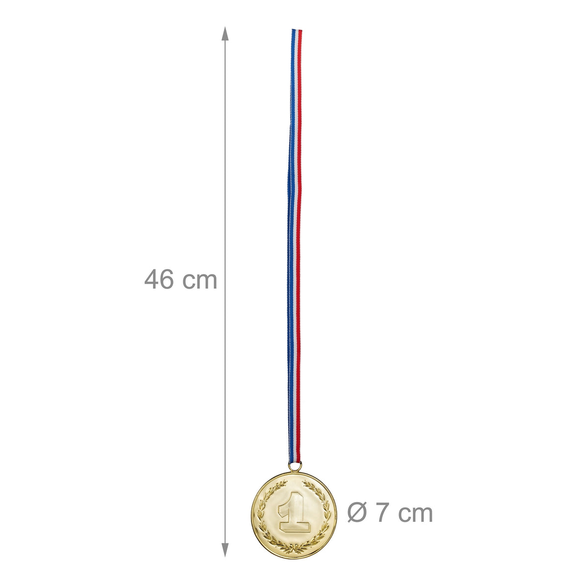 Gold medal for children - set of 12