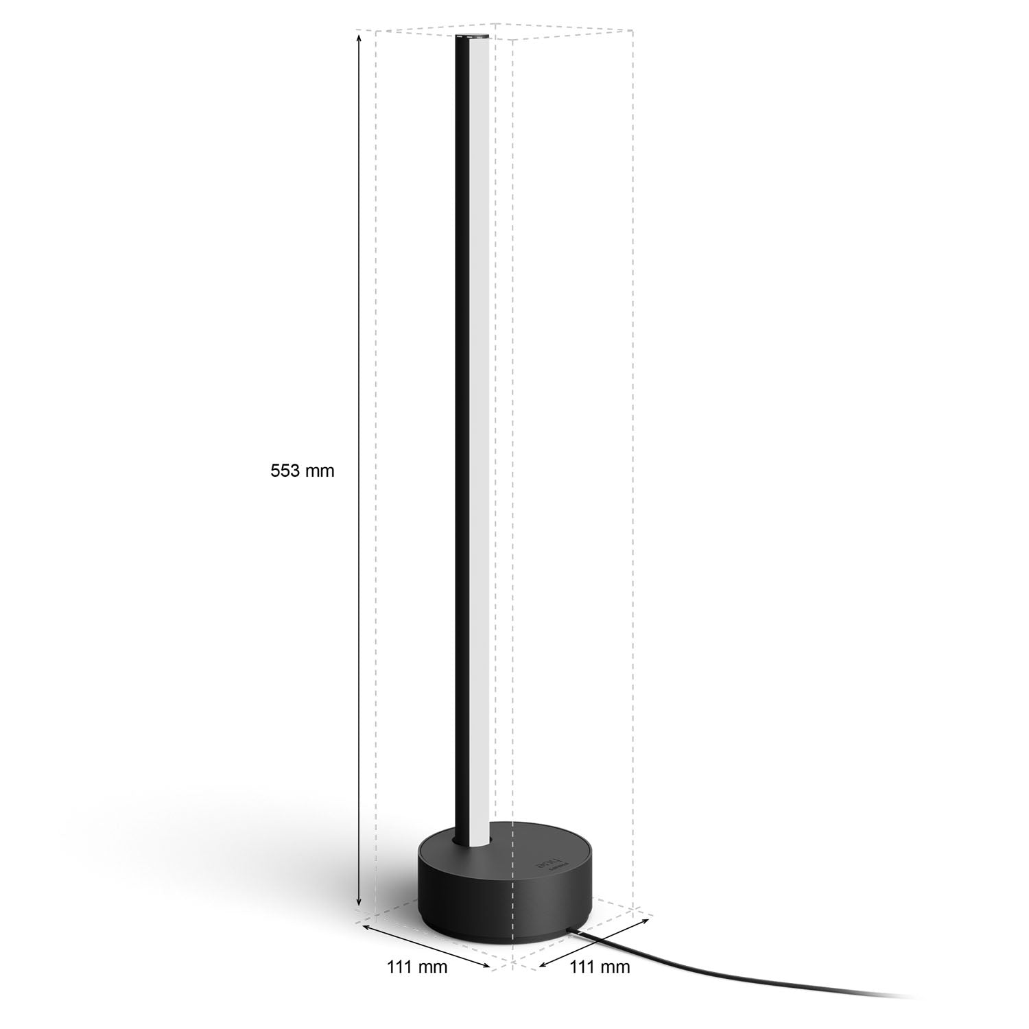 Gradient Signe Table Lamp White and Color Ambiance Black