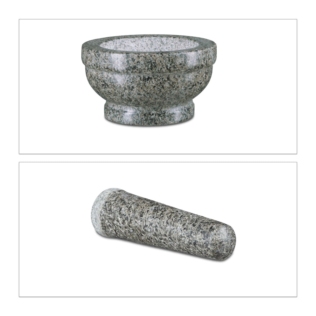 Granite mortar and pestle 17 cm