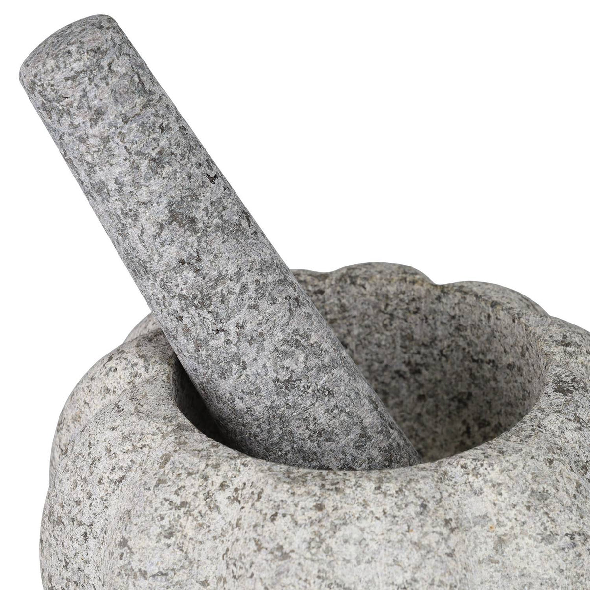 Granite mortar with impact