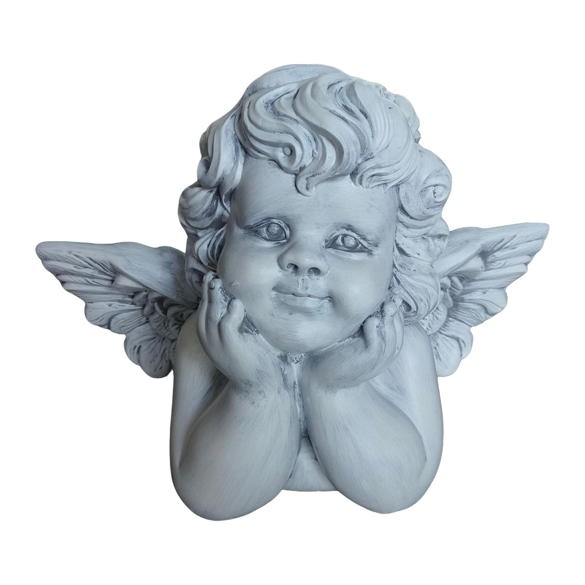 Grave Angel Statue, 31 cm, Polyresin, Weather-Resistant